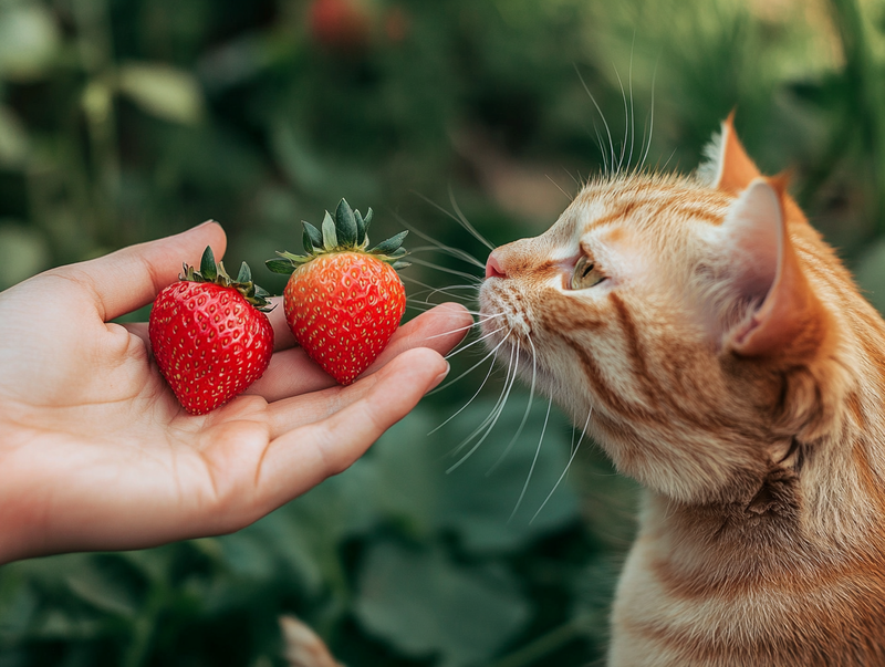 Можно ли кошке давать клубнику?