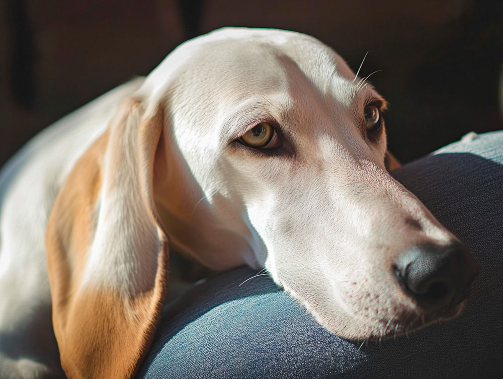 Гулять с фарфоровой гончей нужно регулярно