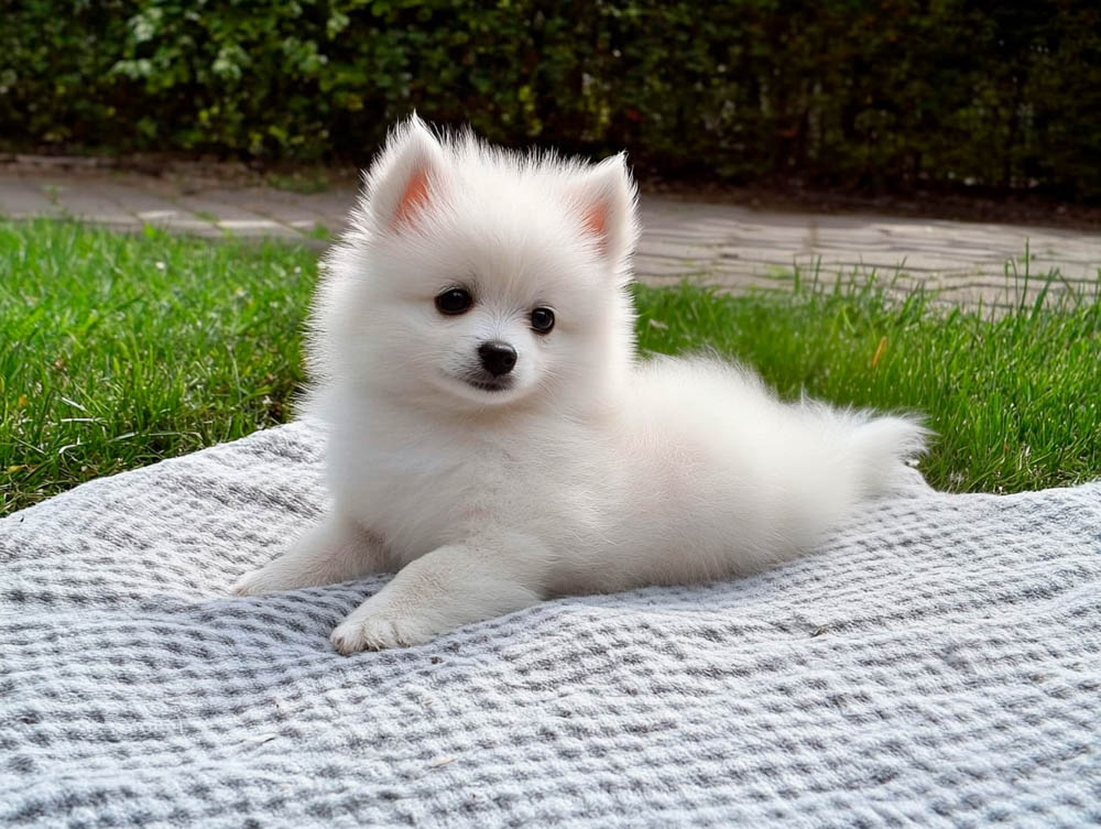 У щенков вольпино итальяно имеется метрика