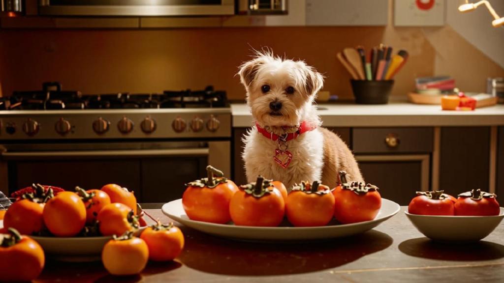 Хурму стоит давать собаке понемногу