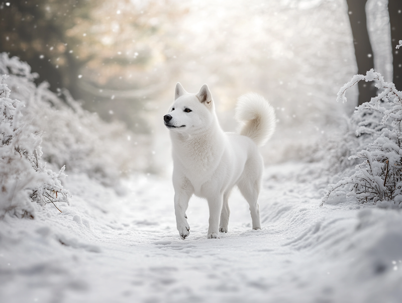 Как выбирать сиба-ину белого окраса?