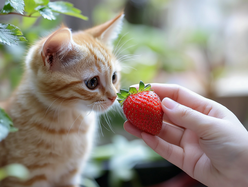 Можно ли взрослеющей кошке клубнику?