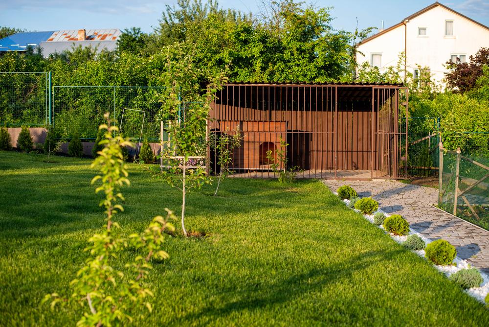 Обустройство вольера для собаки Обустройство вольера для собаки