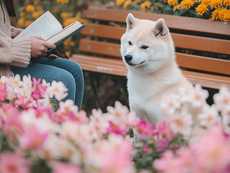 Какой экстерьер у белых сиба-ину?