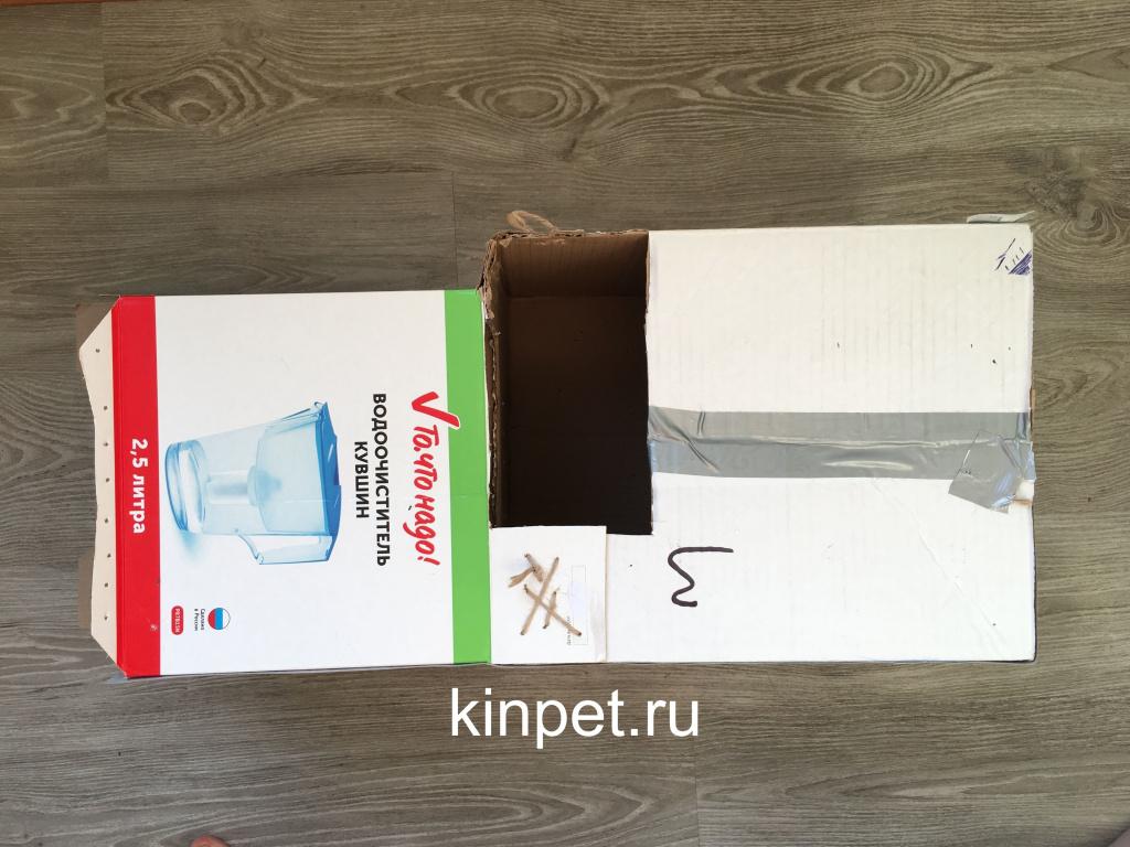 Как скрепить части дома для кошки Как скрепить части дома для кошки