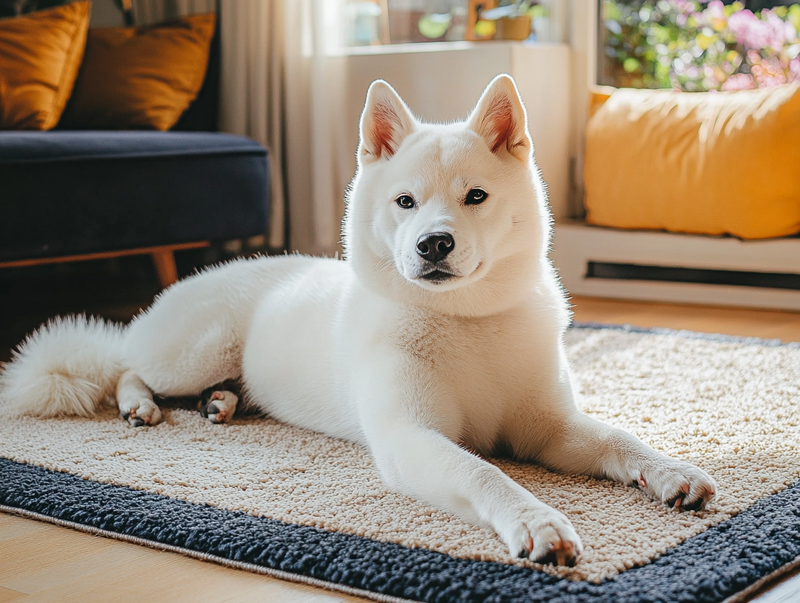 Какой характер у белой сиба-ину?