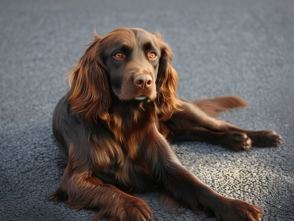 Вахтельхунд отличается игривостью