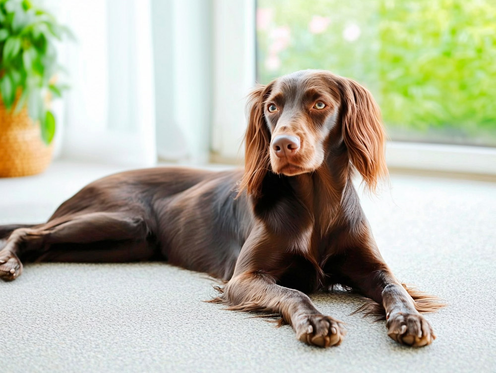Гулять с лангхааром нужно два раза в день
