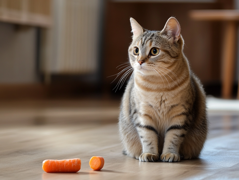 Можно ли кошкам предлагать морковь в качестве угощения?