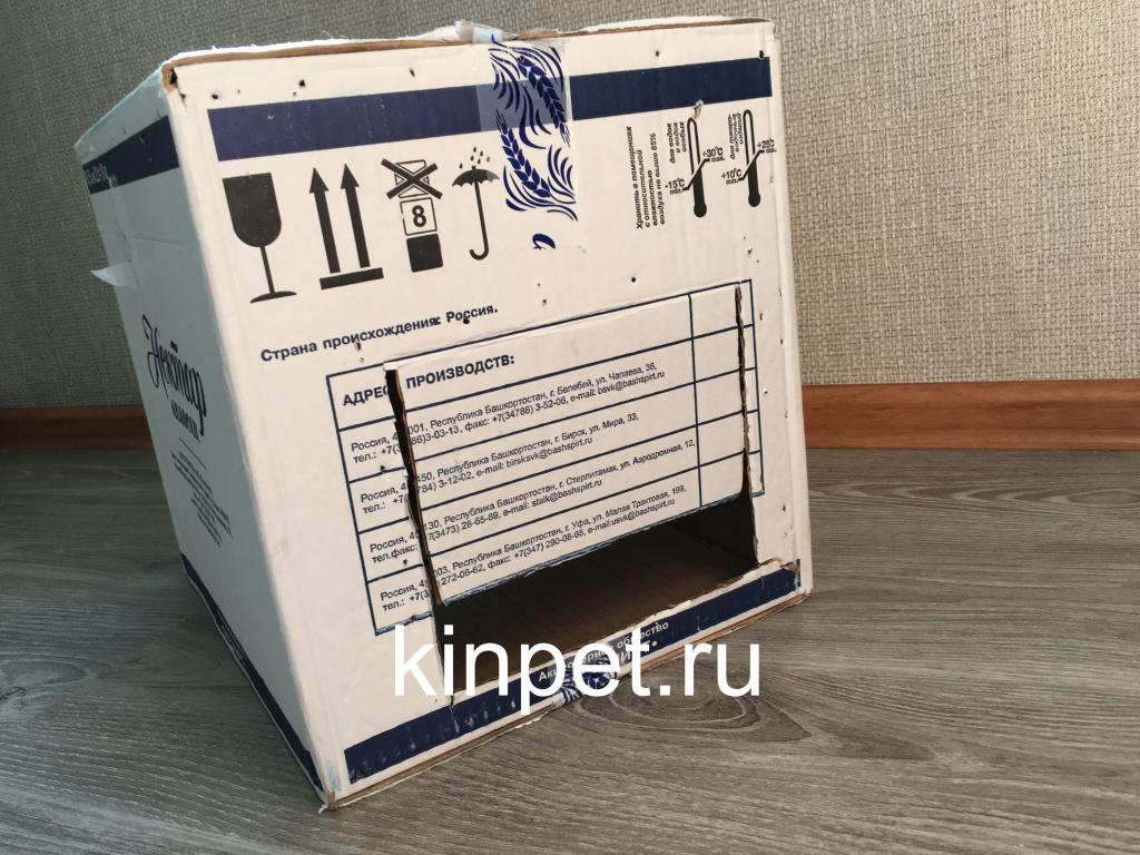 Домик из коробок для кошки Домик из коробок для кошки
