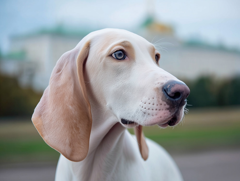 Фарфоровая гончая считается охотничьей собакой