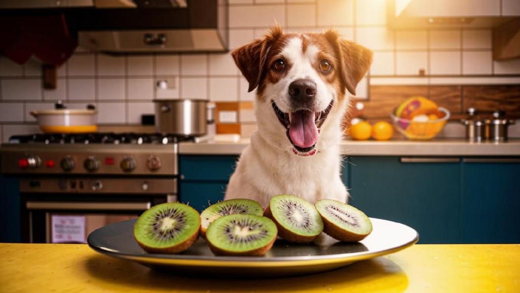 Можно ли давать киви молодым собакам?