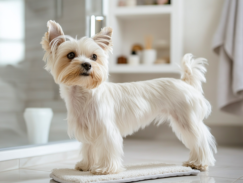 Как выбирать белого щенка йорка?