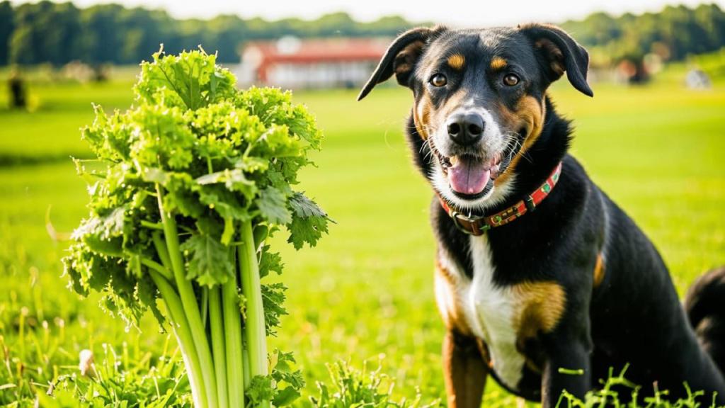 Какие овощи, кроме сельдерея, включают в рацион собаки?