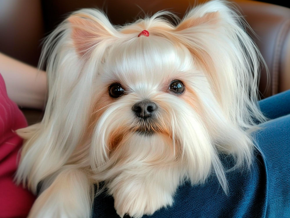 Русская салонная собака отличается игривостью