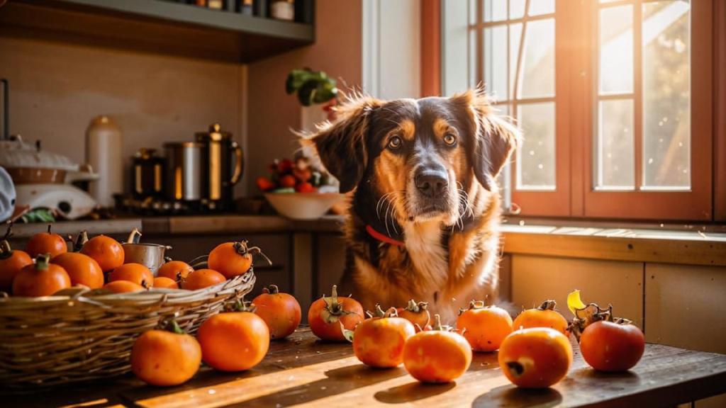 Можно ли хурму собаке, питающейся сухим кормом?