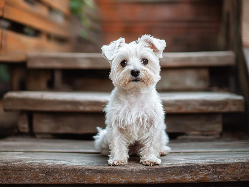 Белый йоркширский терьер, или просто – йорк
