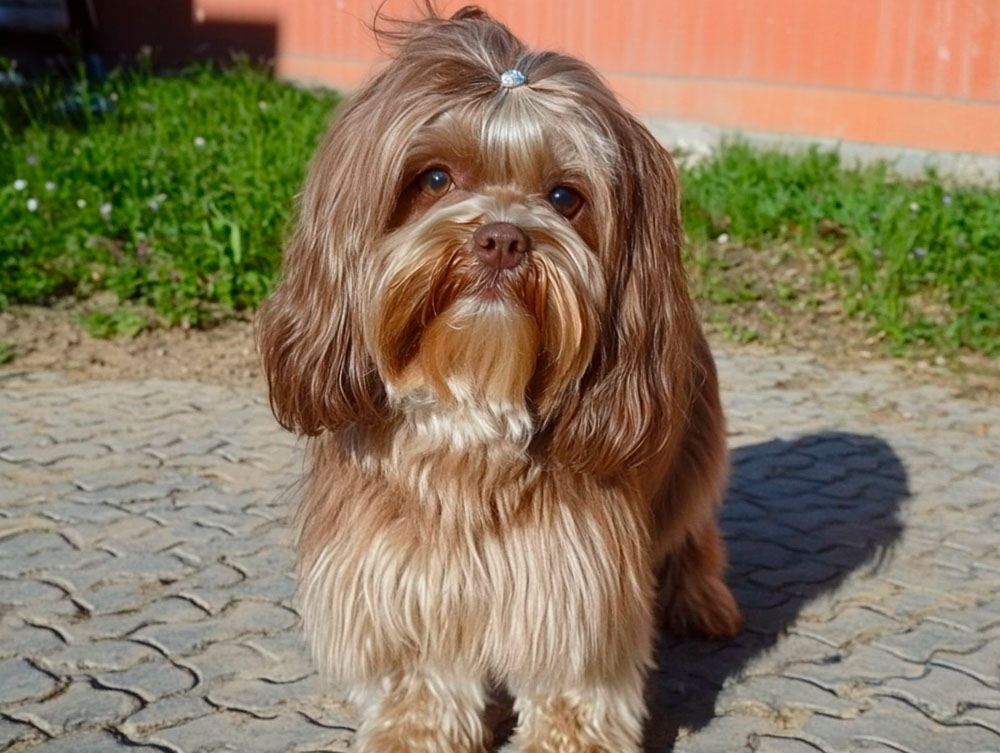 Русская цветная болонка отличается послушанием