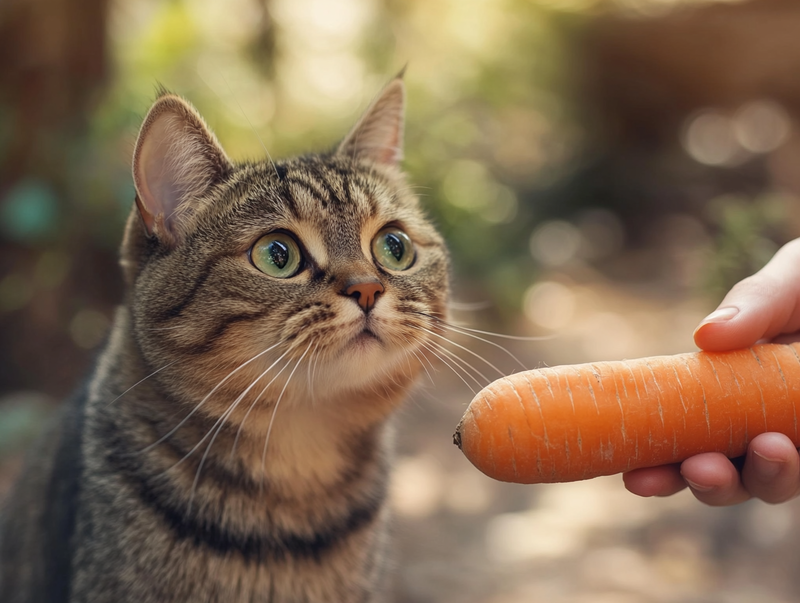 Кроме моркови, кошкам можно давать и другие овощи