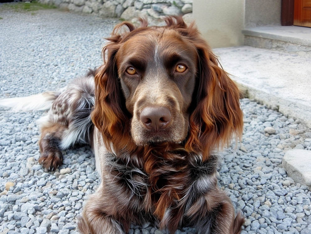 Немецкие спаниели хорошо относятся к посторонним