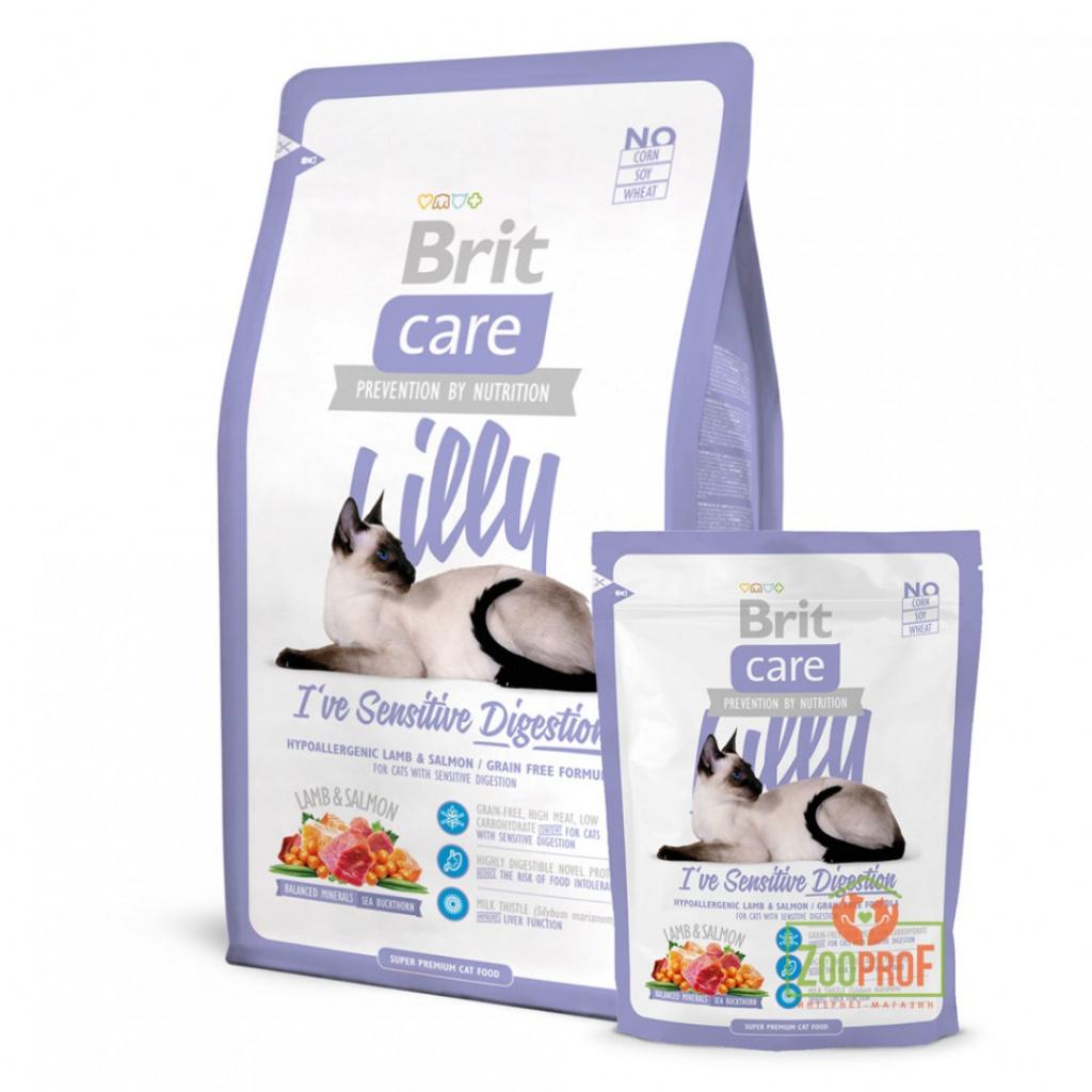 Корм для кошек с чувствительным пищеварением Brit
