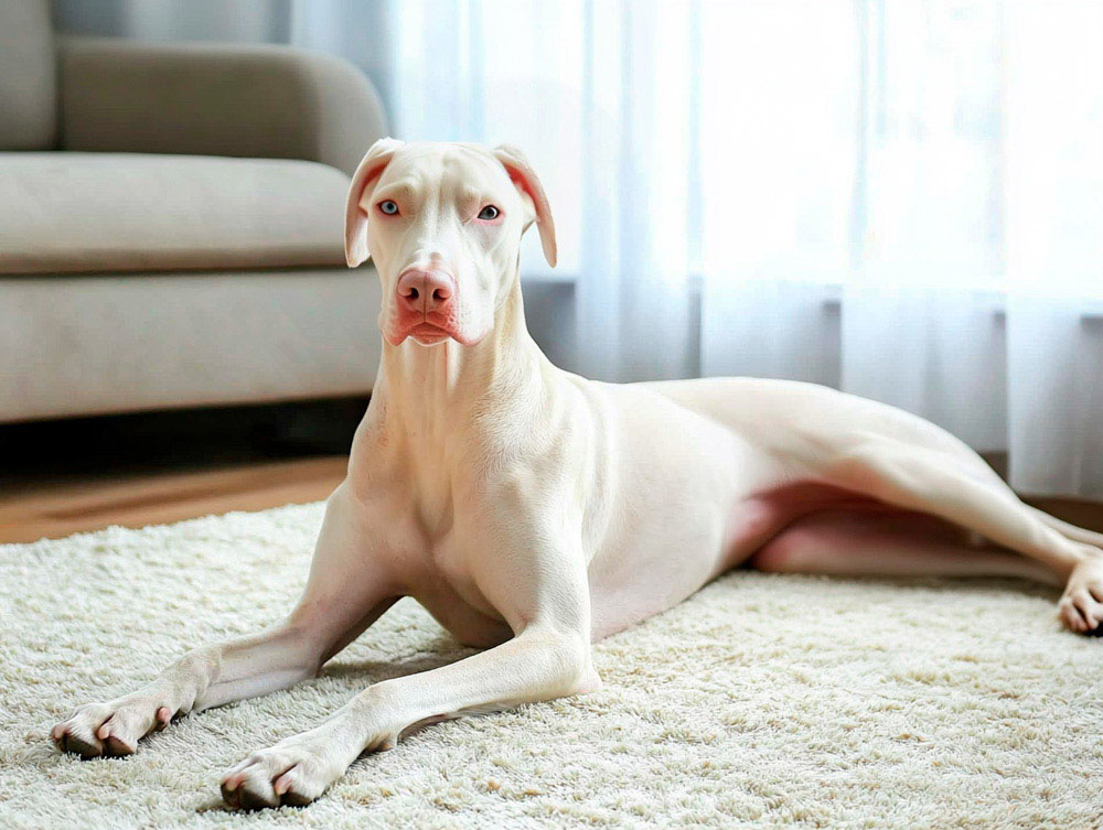 Белый окрас добермана связан с генами