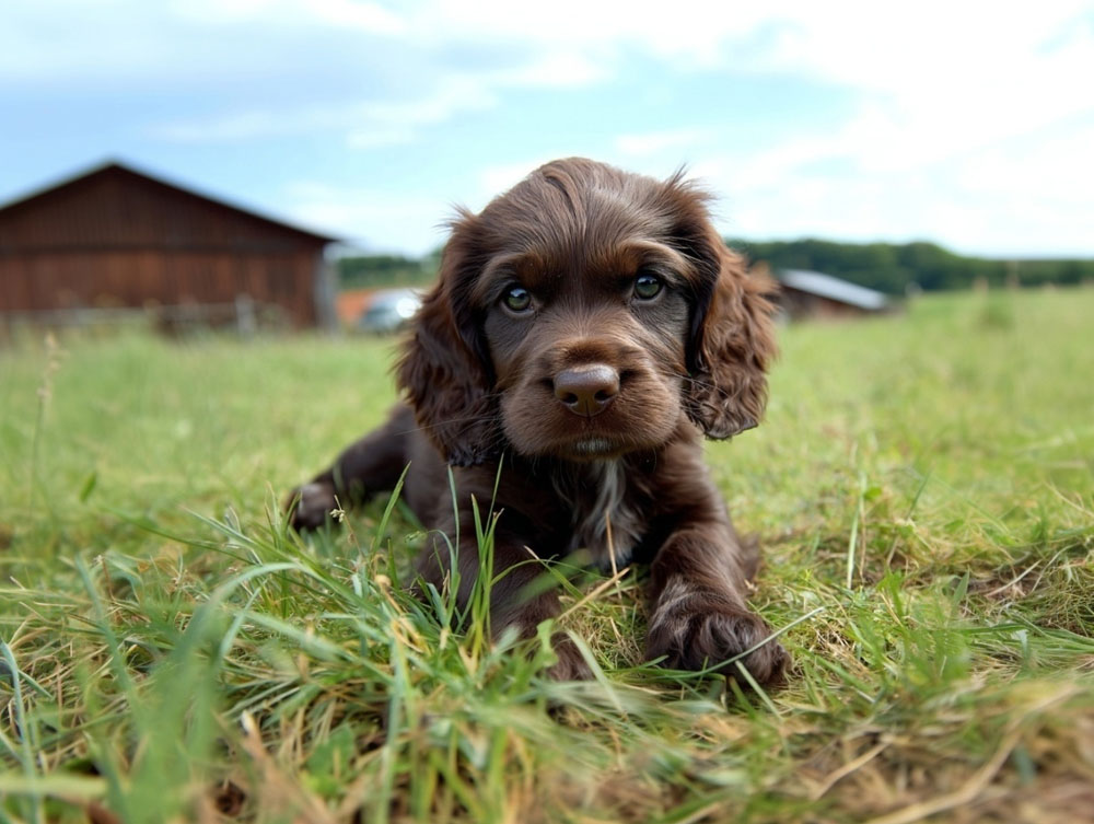 Щенок вахтельхунда