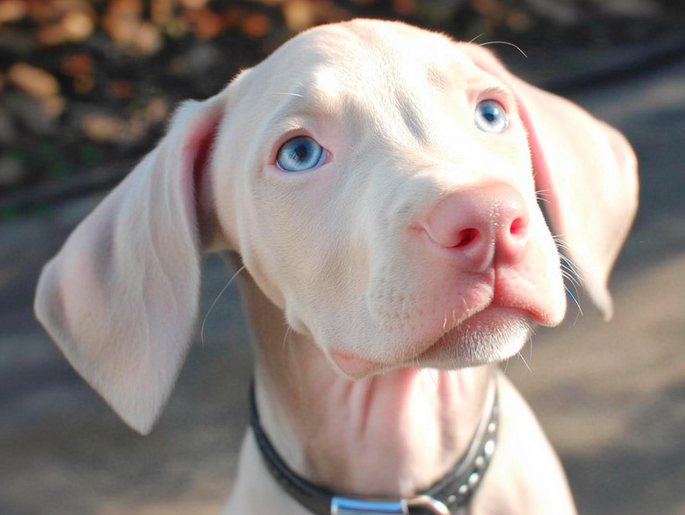 Белый доберман нуждается в гигиене