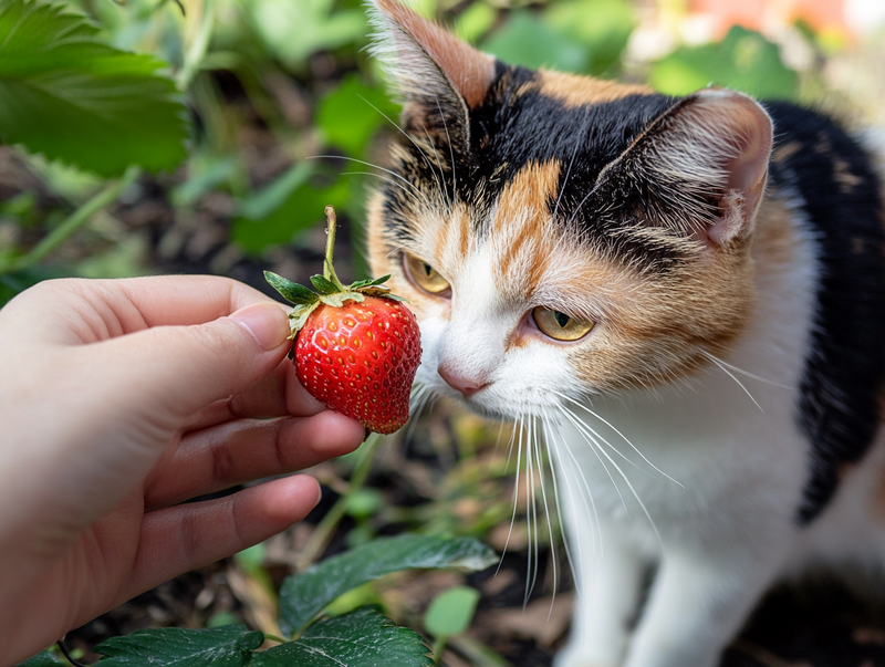 Можно ли кошке давать клубнику, если она не проявляет к ней интереса?