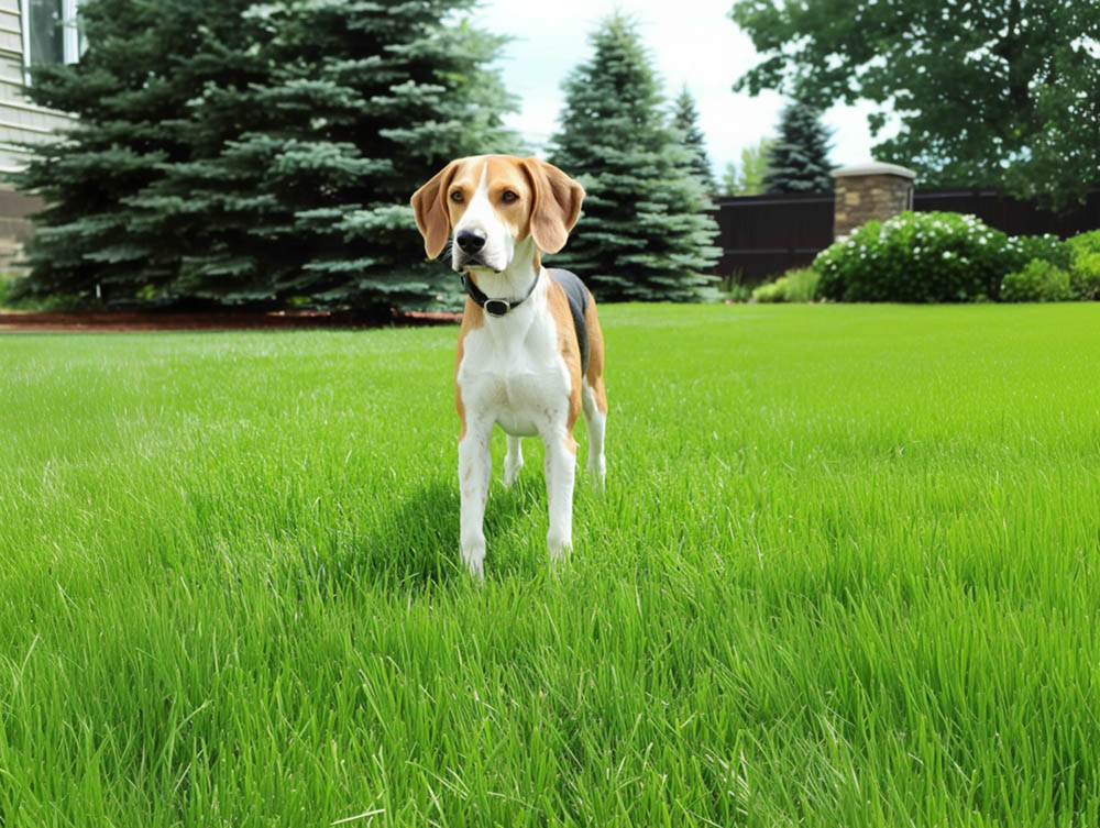 Харьер настороженно относится к чужим людям
