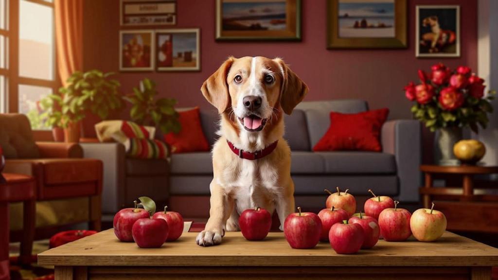 Может ли собака отравиться яблоками