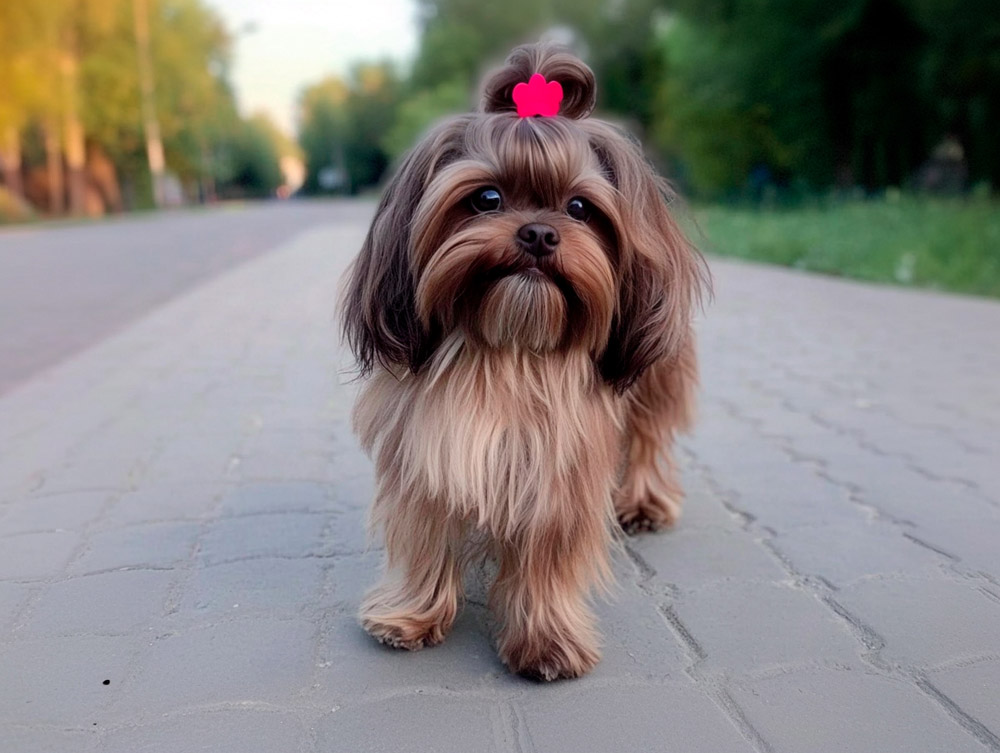 Русская цветная болонка требует определенных затрат