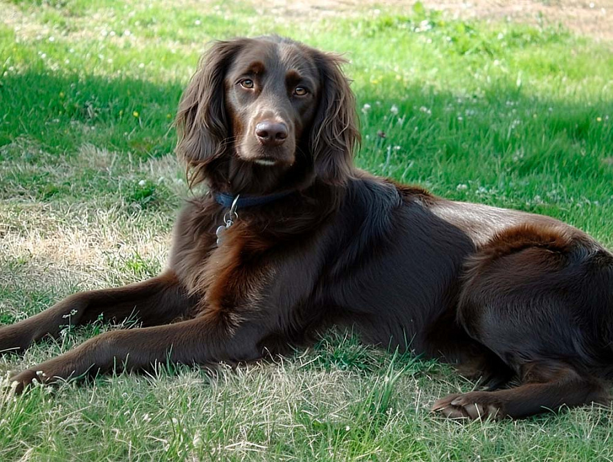 Изображениe — Лангхаар на прогулке Лангхаар на прогулке