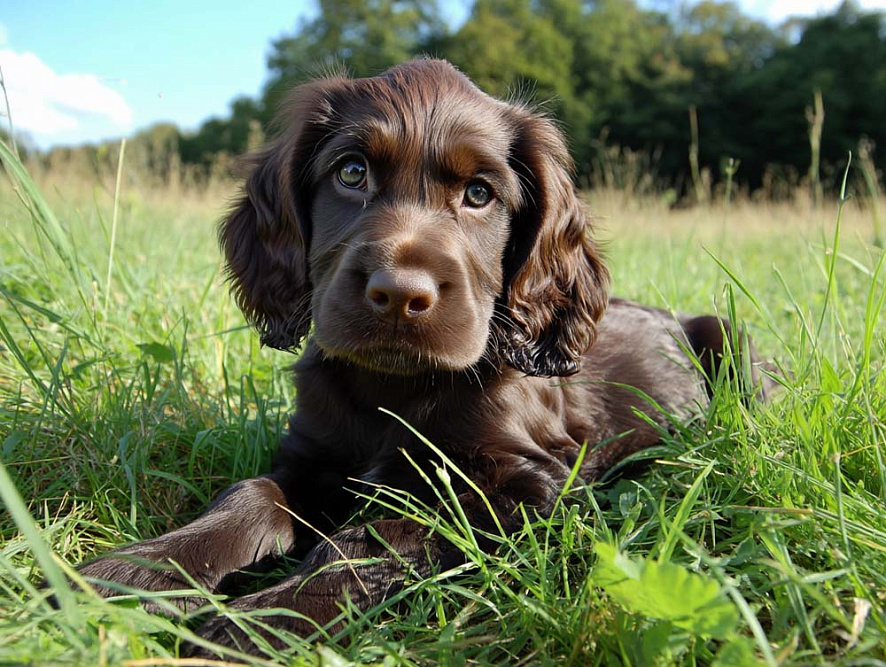 Это милый щенок вахтельхунда