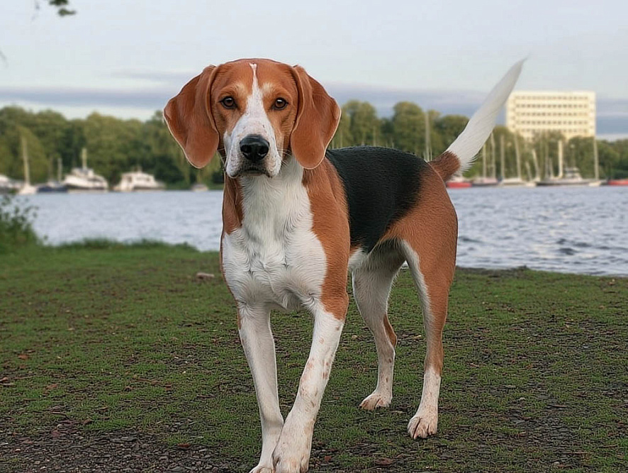 Харьер у воды