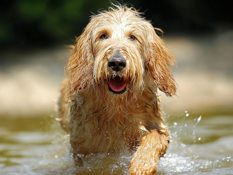 Оттерхаунд в воде