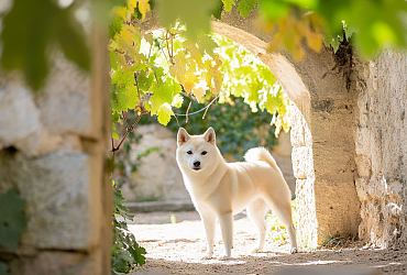 Белая сиба-ину – особенности цвета окраса и фото японских собак