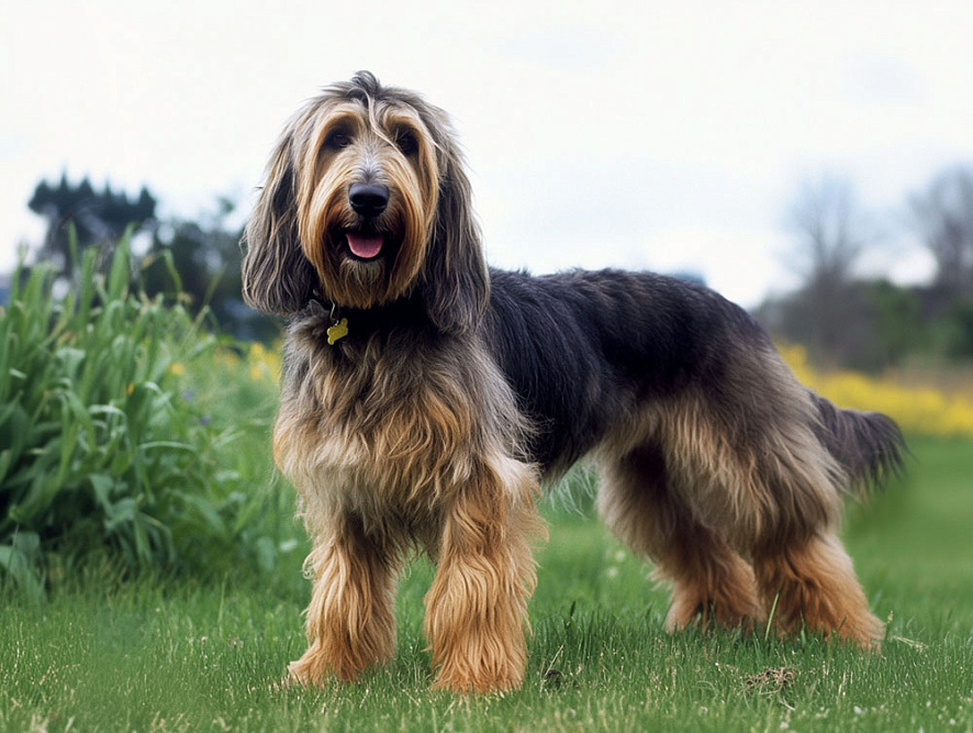 Оттерхаунд среди травы