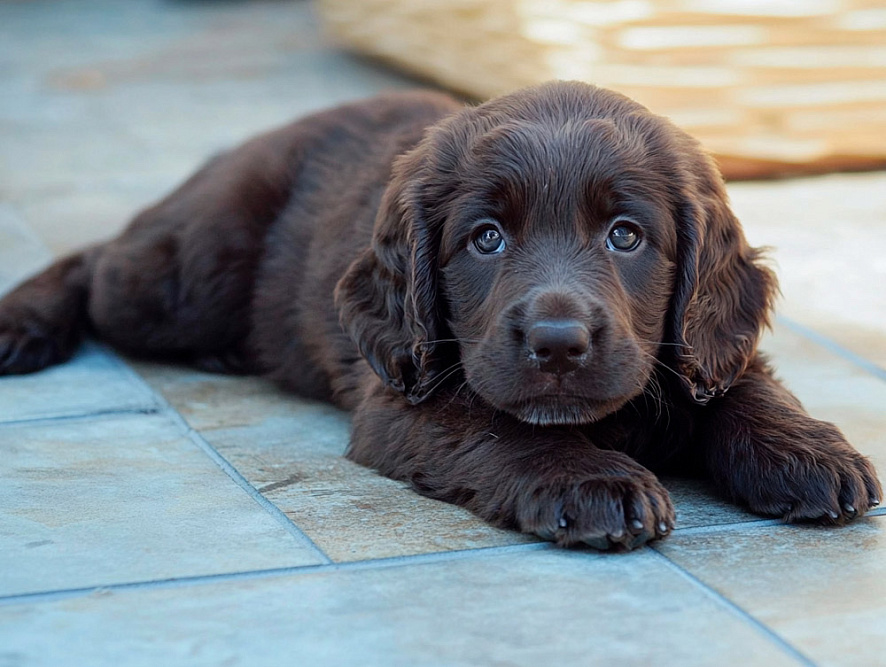 Изображениe — Милый щенок лангхаара Милый щенок лангхаара