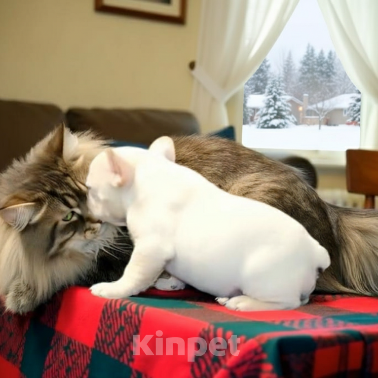 Собаки в Москве: Французский бульдог щенок  девочка платина Девочка, Бесплатно - фото 7