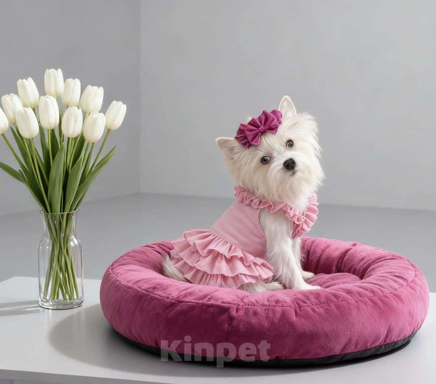 Собаки в Москве: Белый йорк с голубыми глазами девочка подрощенная Девочка, 130 000 руб. - фото 7