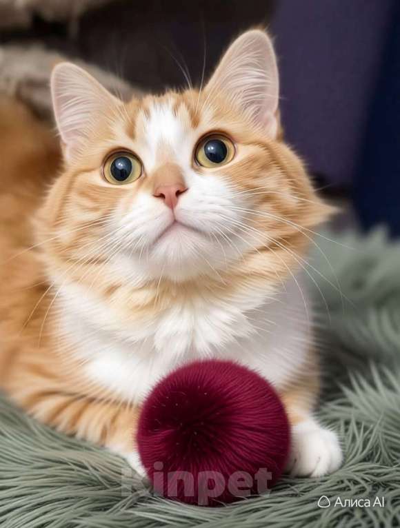 Кошки в Санкт-Петербурге: Фенотип сибирской кошки. Котёнок девочка. Привита, кастрирована, здорова. 5 мес. Девочка, Бесплатно - фото 3