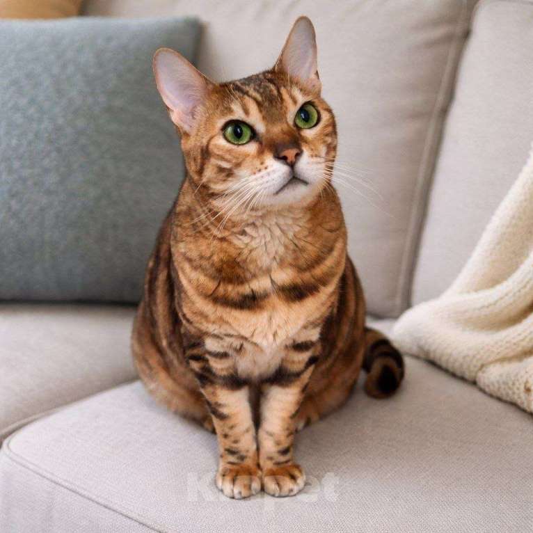 Кошки в Люберцах: Чистокровная бенгалка Мальта ищет свою семью Девочка, Бесплатно - фото 1