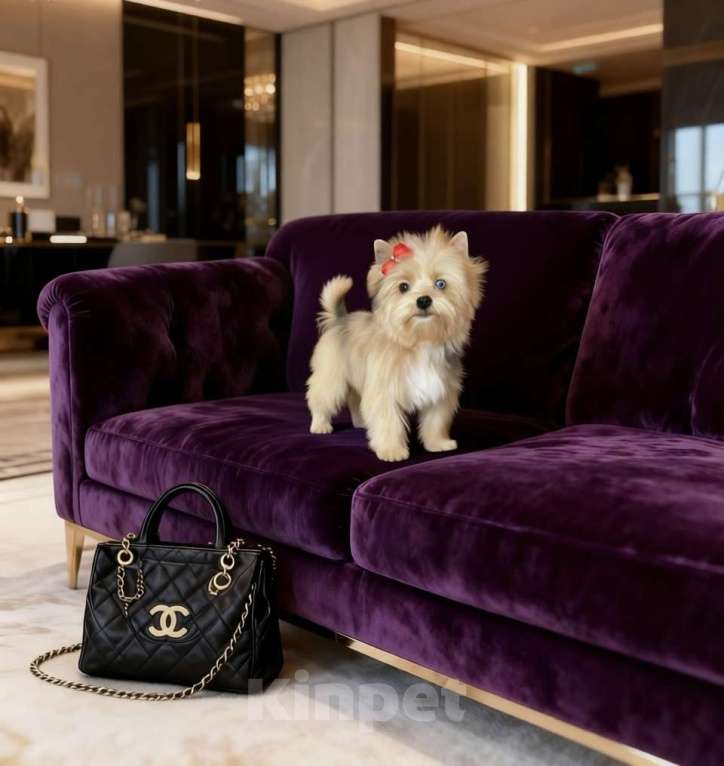 Собаки в Москве: Мини йорк девочка голубоглазая рыжая Девочка, 95 000 руб. - фото 5