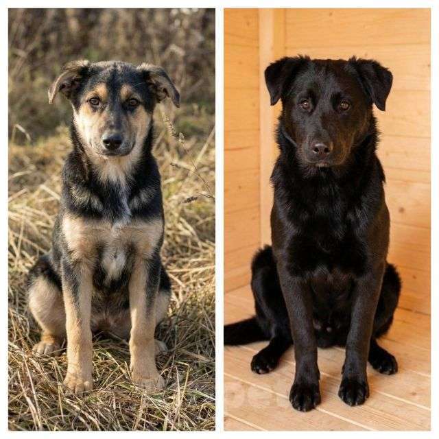 Собаки в Москве: Кира и Миша, ласковые умные щенки-подростки ищут дом Мальчик, Бесплатно - фото 1