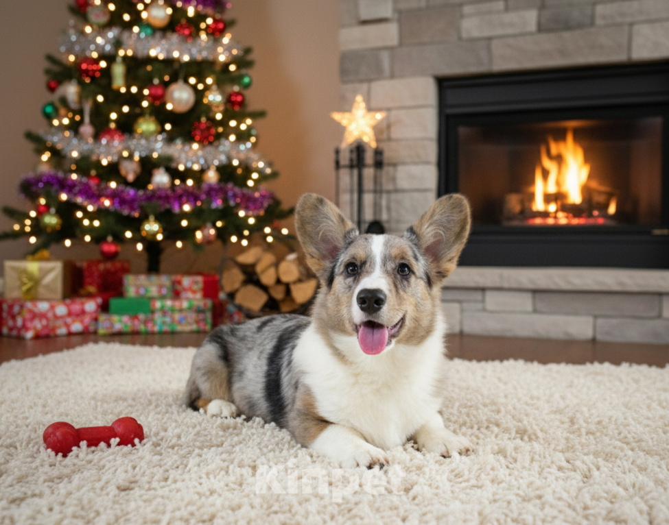 Собаки в Москве: Вельш-корги мраморный мальчик  Мальчик, 45 000 руб. - фото 1