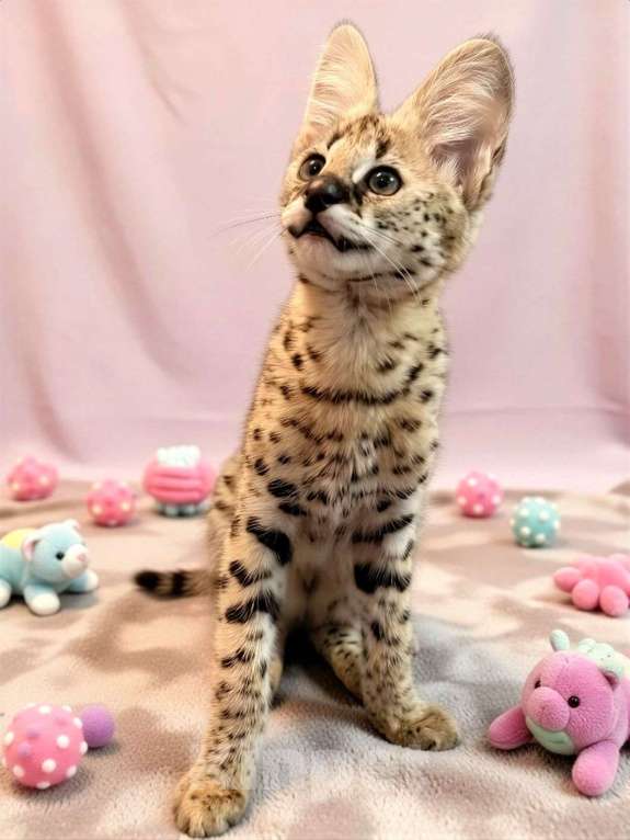 Кошки в Тюмени: Котята Саванна ф1 Девочка, 260 000 руб. - фото 2