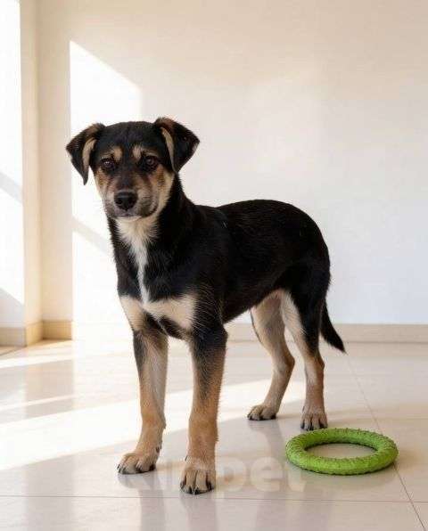 Собаки в Москве: Щенок-подросток Индеец ищет дом Мальчик, Бесплатно - фото 1