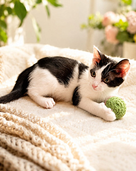 Мальчик котенок Орешек