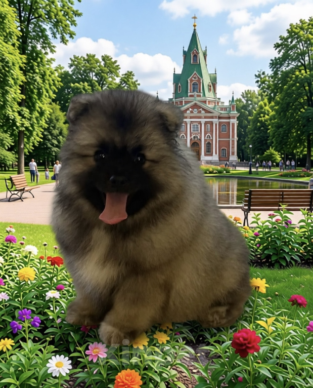 Собаки в Москве: Кобель немецкого вольфшпиц/кеесхонд Мальчик, 40 000 руб. - фото 3